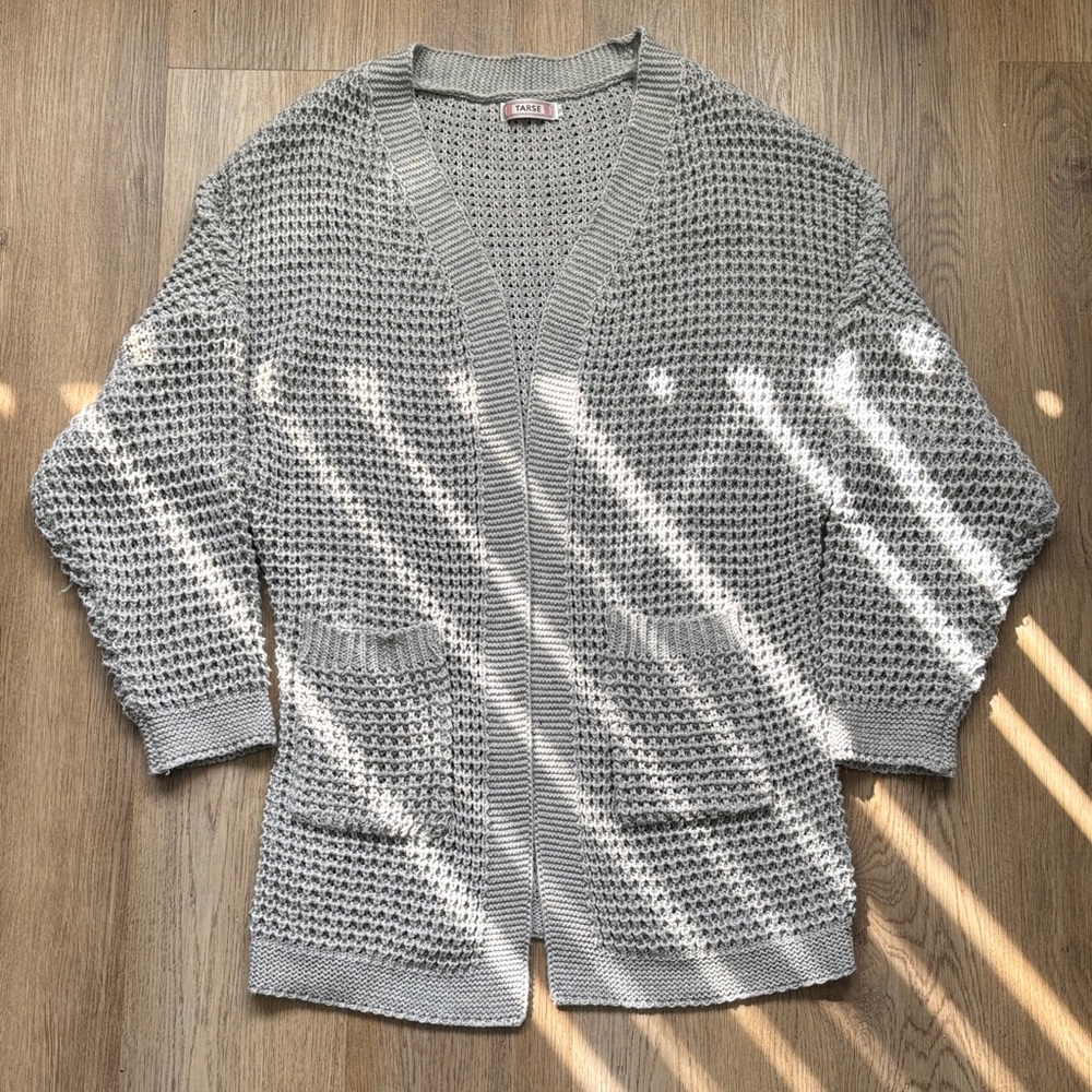 Tarse Light Gray Knit Sweater